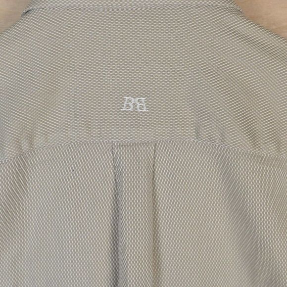 Vintage Abba Italia Textured Grey Dress Shirt XL - Picture 5 of 7